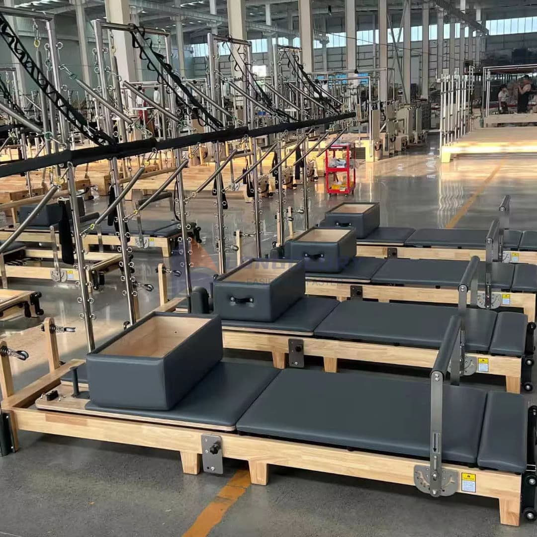 Дъбов пилатес реформатор с половин кула